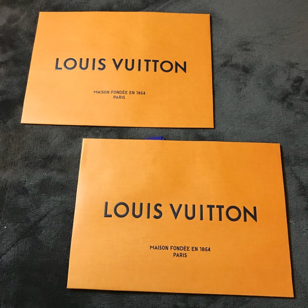 Louis Vuitton shopping bags